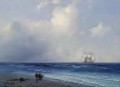 海の景色 1865 ロマンチックなイワン・アイヴァゾフスキー ロシア